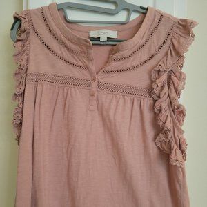 Sleeveless Cotton shirt